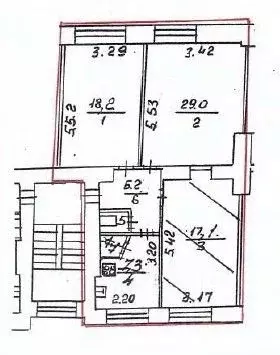 Комната Санкт-Петербург Лесной просп., 37к5 (18.2 м) - Фото 2