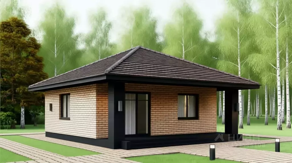 Дом в Омская область, Омский район, с. Усть-Заостровка  (64 м) - Фото 2