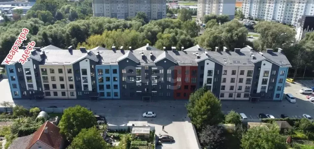 2-к кв. Калининградская область, Калининград Луганская ул., 54А (66.8 ... - Фото 1