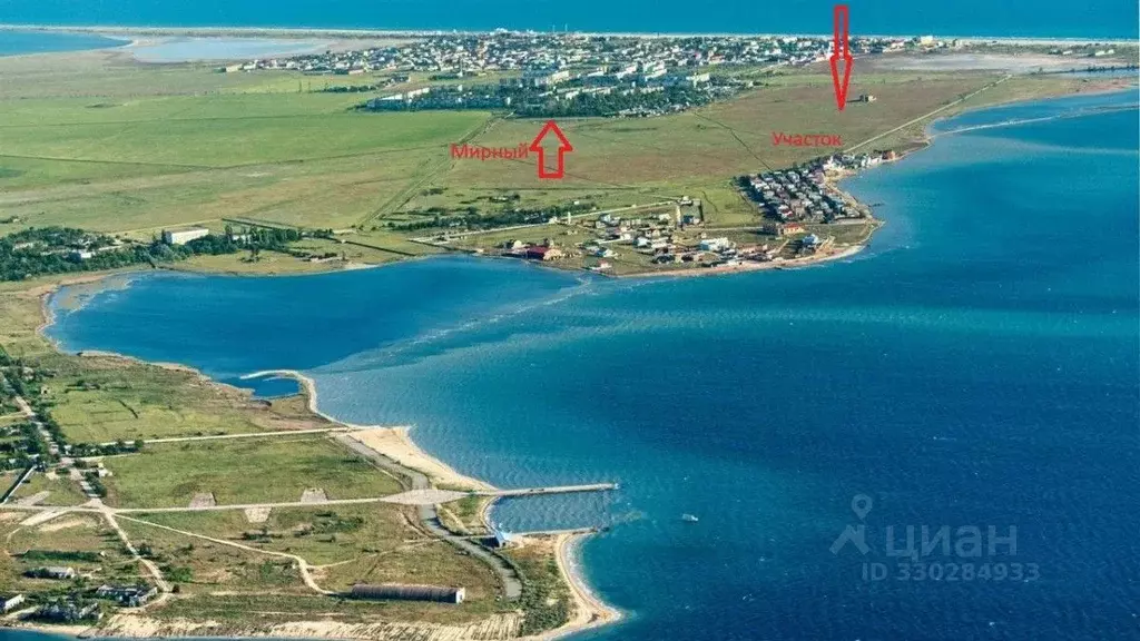 Участок в Крым, Евпатория городской округ, Мирный пгт  (200.0 сот.) - Фото 2