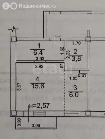 1-комнатная квартира: Иркутск, Карпинская улица, 89 (31.8 м) - Фото 0