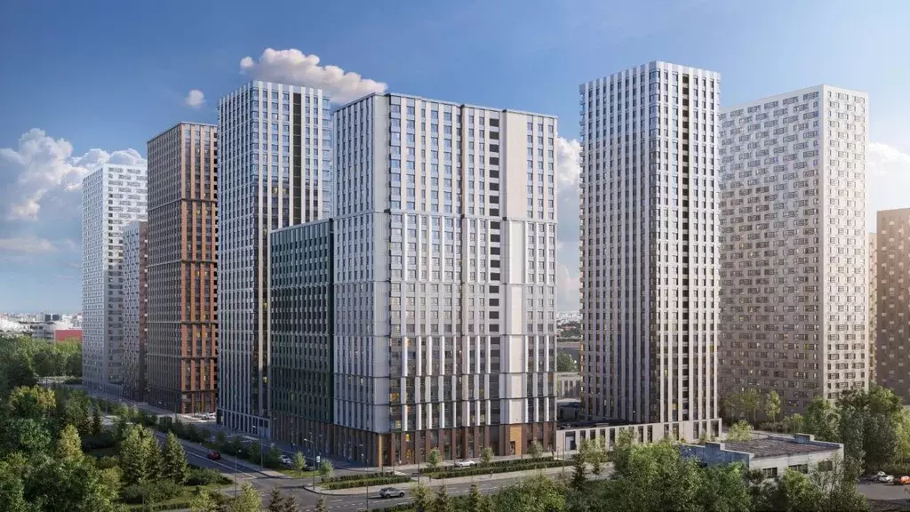 Студия Москва Русич Кантемировский жилой комплекс (25.0 м) - Фото 1