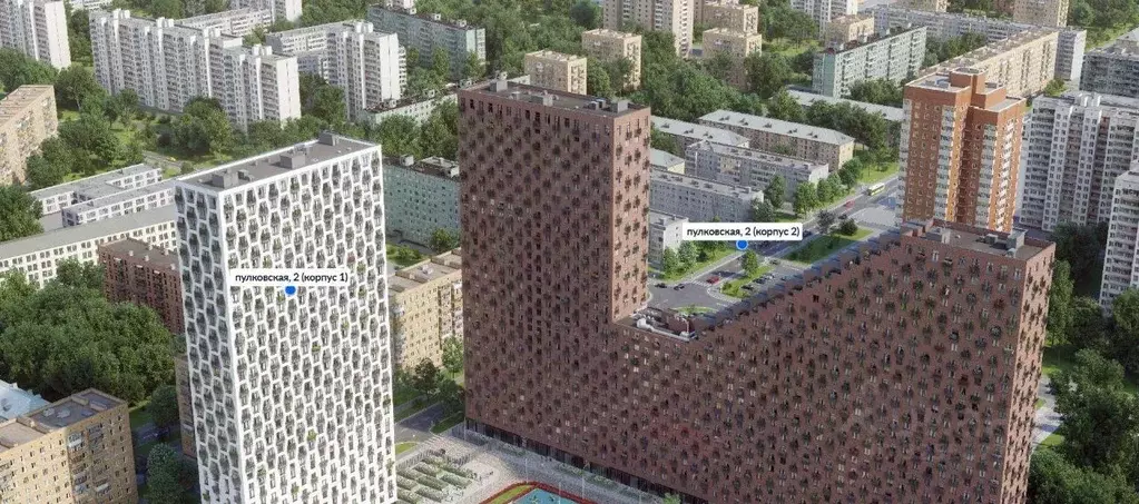 2-к кв. Москва Пулковская ул., 2 (64.0 м) - Фото 1