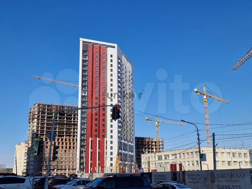 2-к. квартира, 65 м, 4/25 эт. - Фото 1