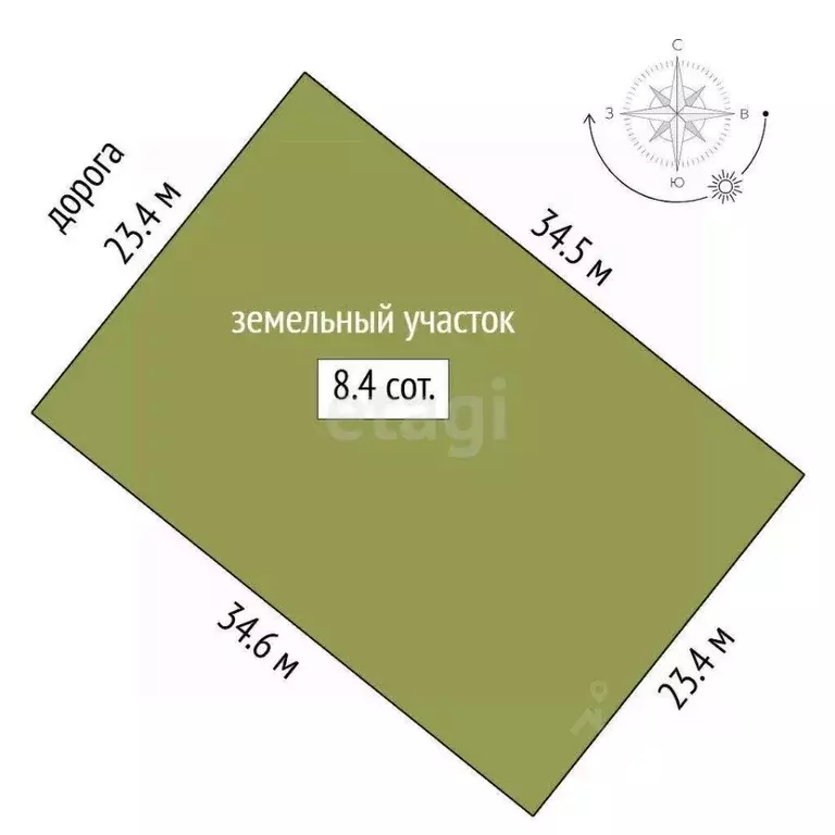 Участок в Тюменская область, Тюмень  (8.4 сот.) - Фото 0