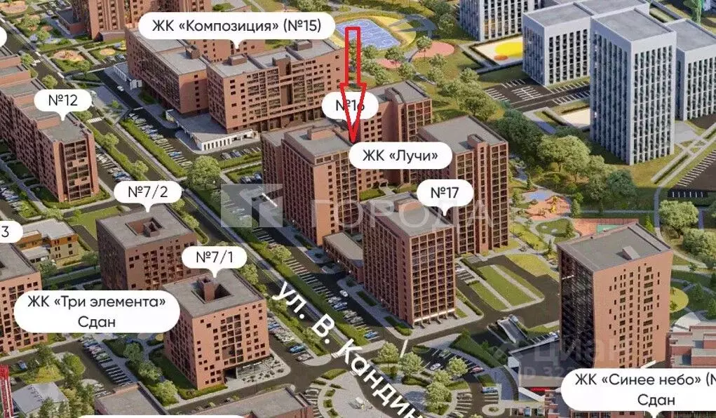 3-к кв. Томская область, Томский район, д. Кисловка, Левобережный мкр ... - Фото 0