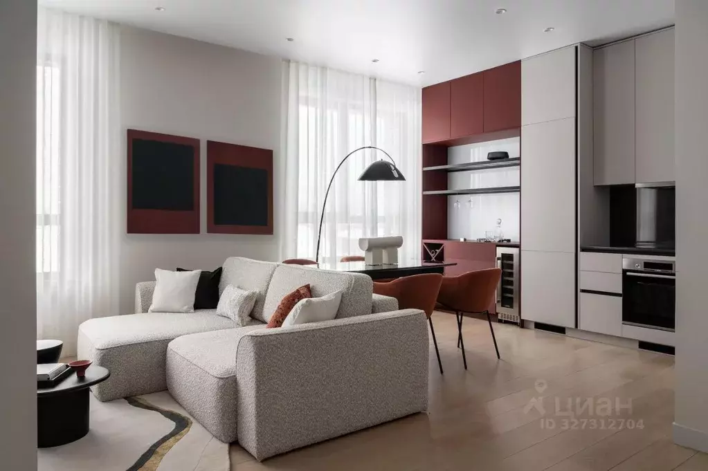 3-к кв. Москва ул. Нижние Мневники, 9 (90.0 м) - Фото 1