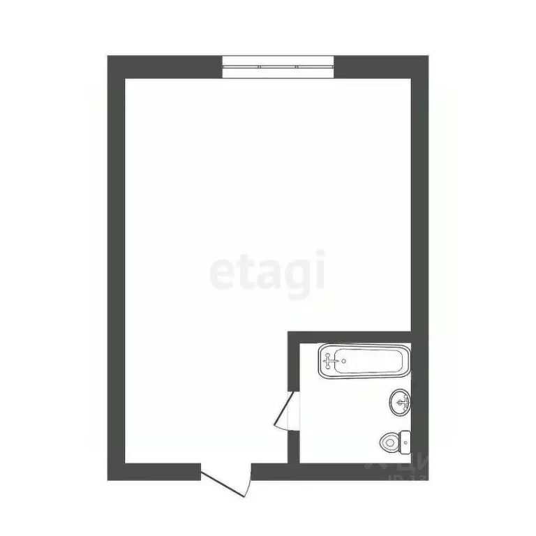 1-к кв. Томская область, Томск просп. Кирова, 56 (30.3 м) - Фото 2