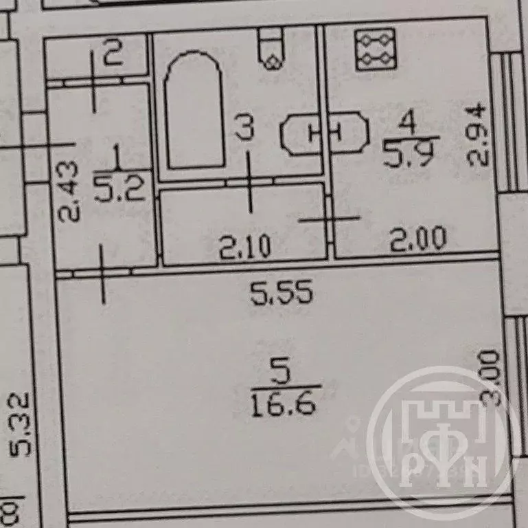 1-к кв. Санкт-Петербург, Санкт-Петербург, Пушкин Московское ш., 2 ... - Фото 2