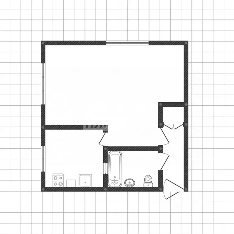 1-к кв. Липецкая область, Липецк ул. П.А. Папина, 23/2 (30.0 м) - Фото 1