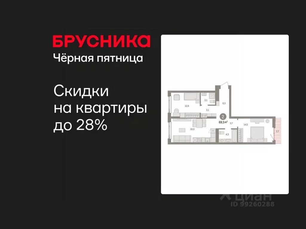 2-к кв. Свердловская область, Екатеринбург Сортировочный жилрайон, ... - Фото 1