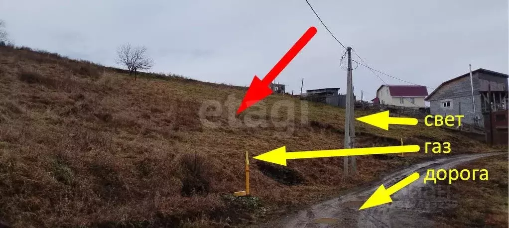 Участок в Алтай, Майминский район, с. Кызыл-Озек Солнечная ул., 47 ... - Фото 1