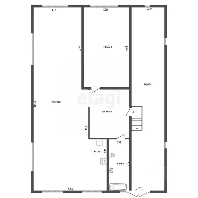 Дом в Башкортостан, Уфимский район, с. Михайловка ул. Аграрная, 21 ... - Фото 2