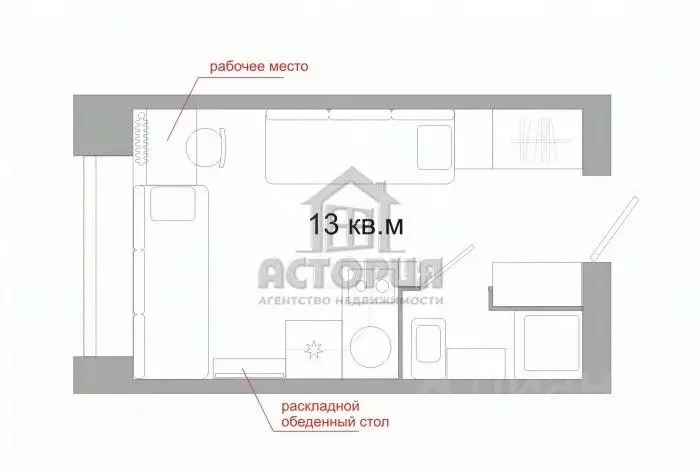 1-к кв. Красноярский край, Красноярск городской округ, Березовка ... - Фото 1