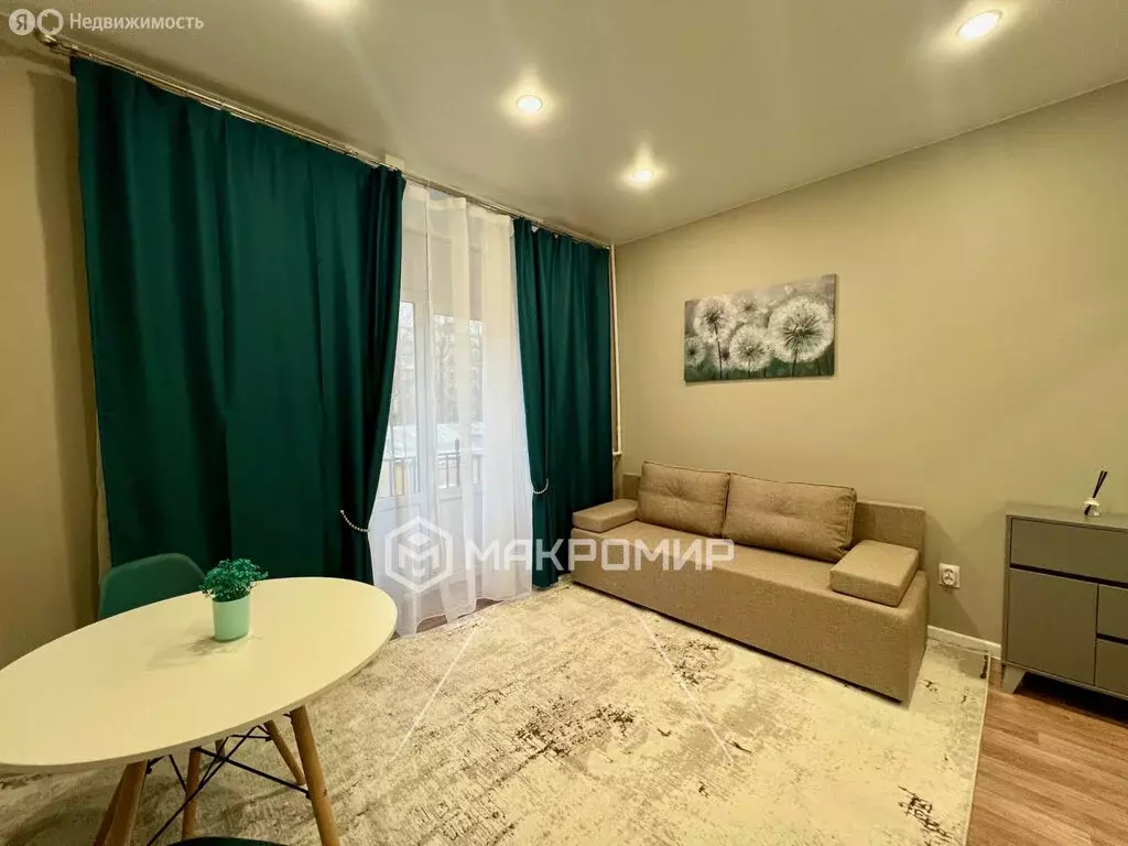 Квартира-студия: Санкт-Петербург, Елецкая улица, 9 (18 м) - Фото 1