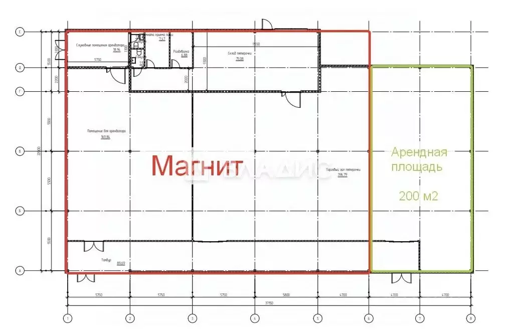 Торговая площадь в Нижегородская область, Нижний Новгород ул. ... - Фото 2