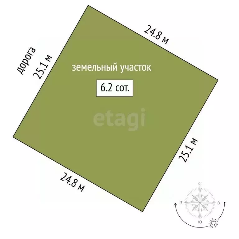 Участок в Тюменская область, Тюменский муниципальный округ, ... - Фото 2