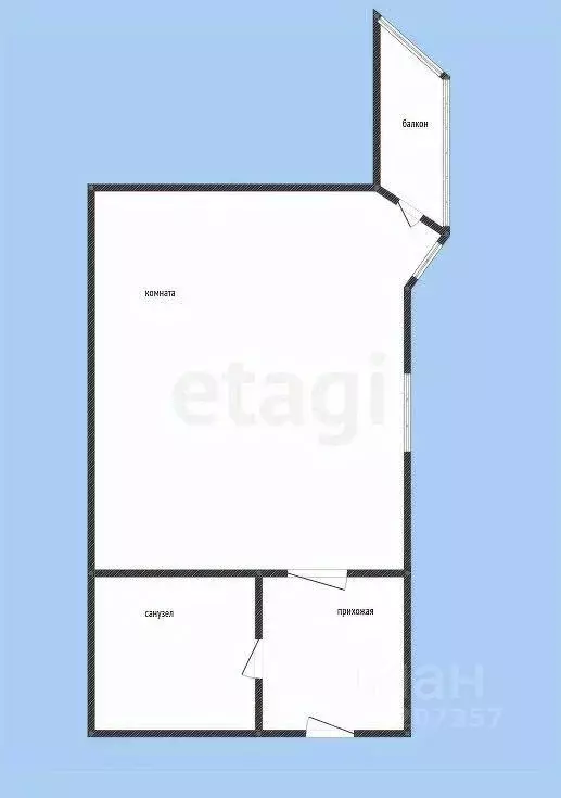 Студия Краснодарский край, Новороссийск Цемдолина тер., ул. ... - Фото 2