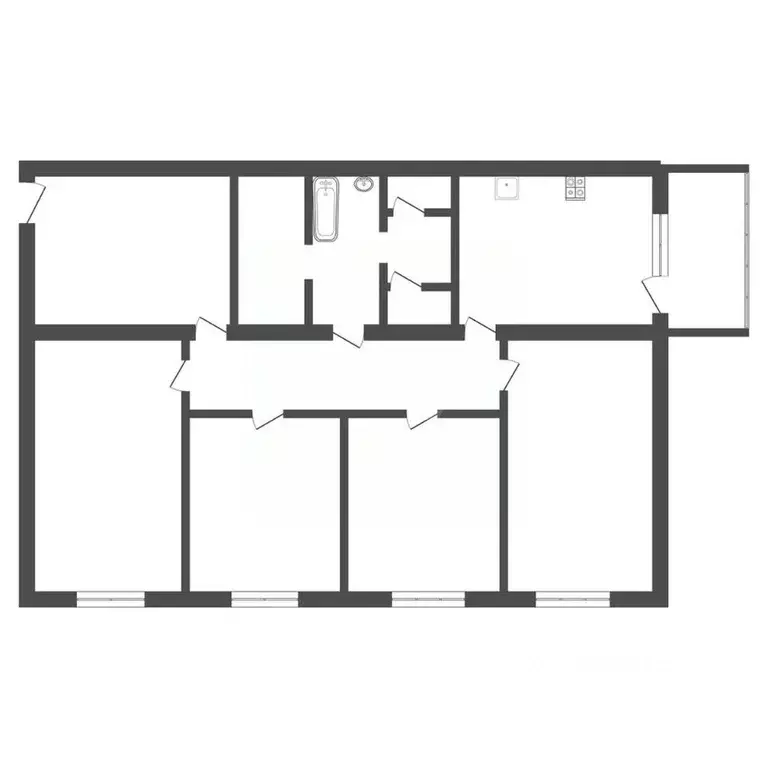 2-к кв. Тульская область, Щекино Поселковая ул., 9/2 (36.0 м) - Фото 2