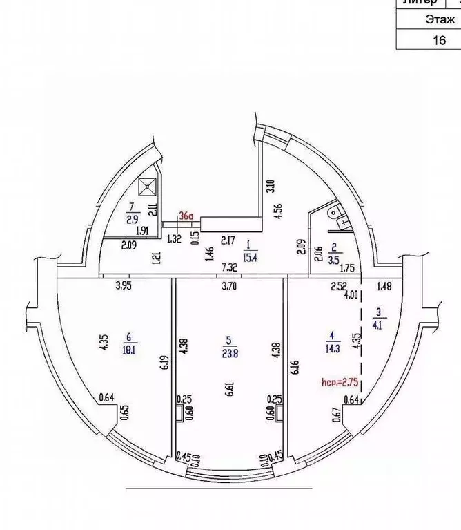 3-к кв. Алтайский край, Барнаул Молодежная ул., 3Б (82.1 м) - Фото 1