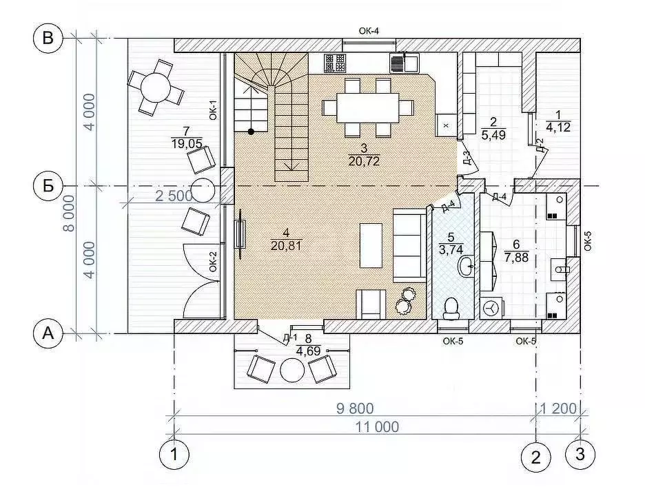 Дом в Крым, Феодосия муниципальный округ, с. Насыпное пер. Виноградный ... - Фото 2