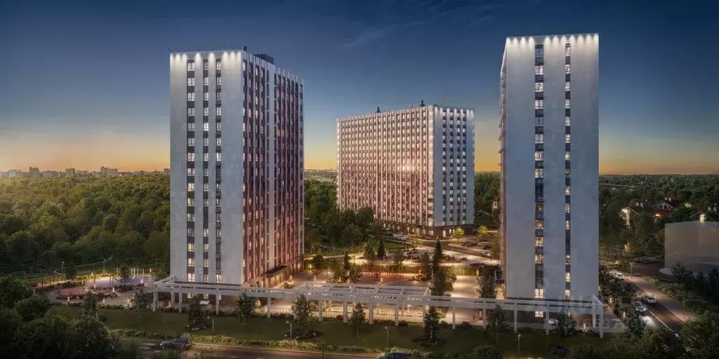 1-к кв. Москва пос. Газопровод, Ольховый Квартал жилой комплекс (33.1 ... - Фото 1