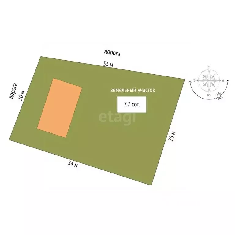 Дом в Пермский край, Пермский муниципальный округ, д. Большакино ул. ... - Фото 2