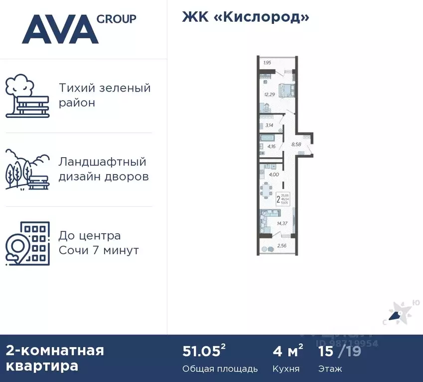 Жк кислород сочи карта