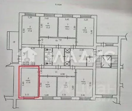 1-к кв. Пензенская область, Пенза Ульяновская ул., 9 (184.9 м) - Фото 1