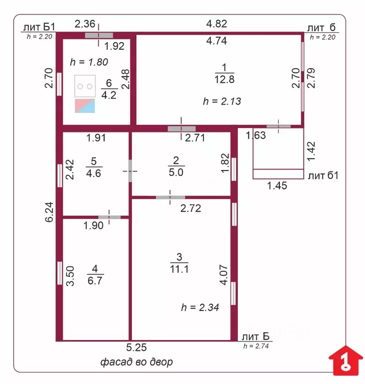 Дом в Омская область, Омск ул. 5-я Ремесленная, 39 (31 м) - Фото 2
