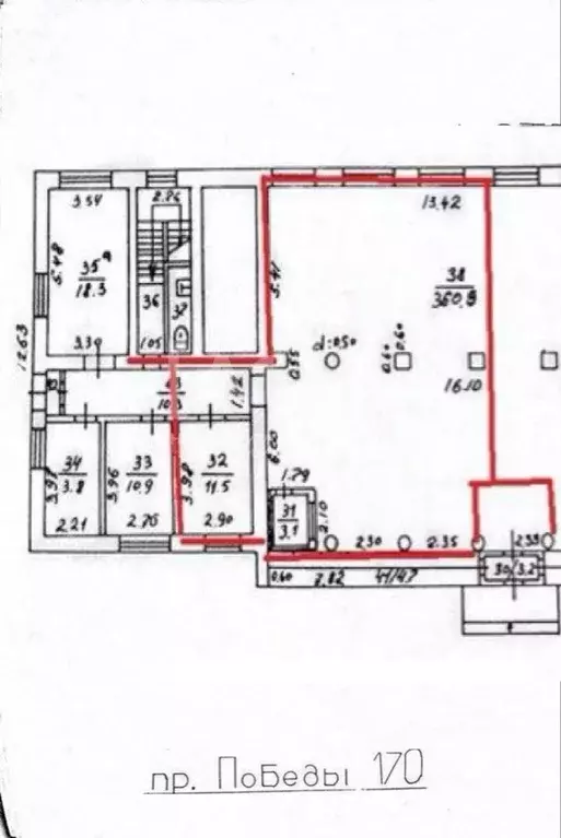 Торговая площадь в Челябинская область, Челябинск просп. Победы, 170 ... - Фото 2