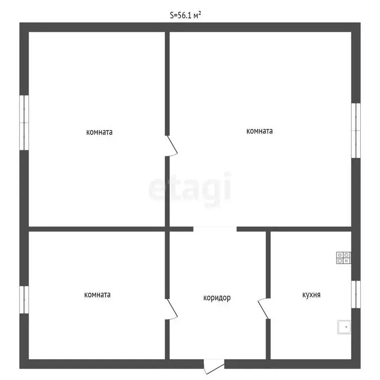Дом в Златоуст, улица Работницы (56.1 м) - Фото 1