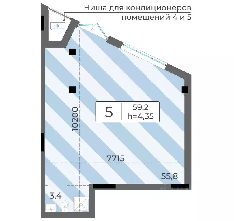 Помещение свободного назначения в Удмуртия, Ижевск ул. Имени В.С. ... - Фото 2