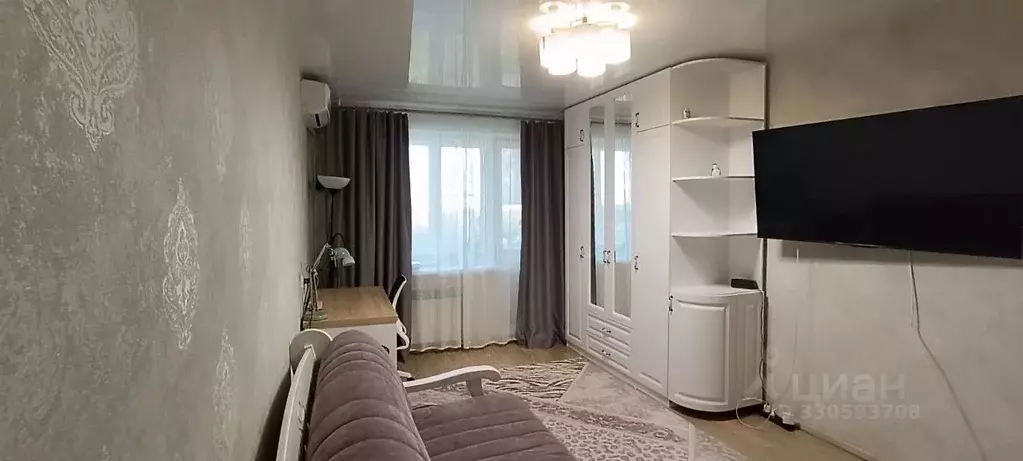 1-к кв. Курганская область, Курган Заозерный жилрайон, 3-й мкр, 2 ... - Фото 1