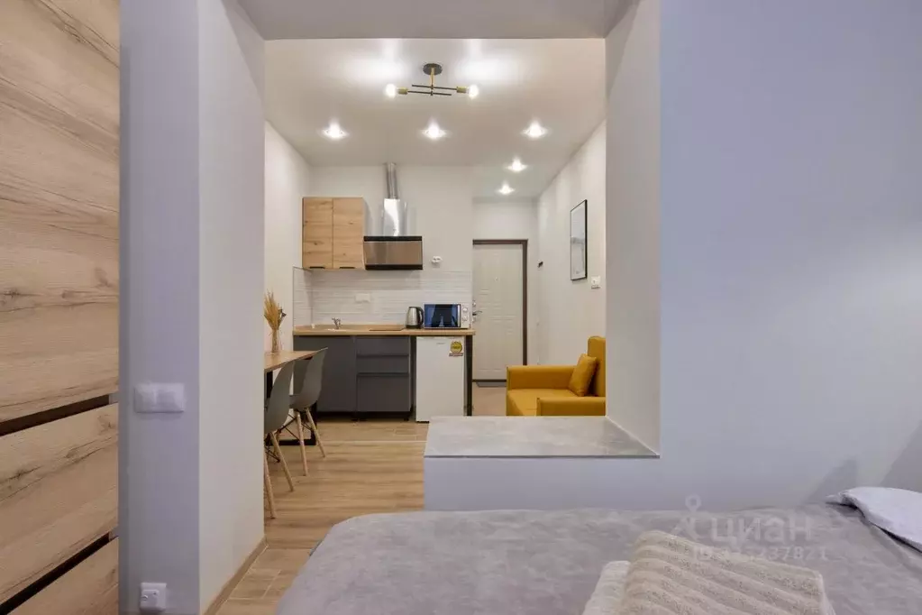 1-к кв. Татарстан, Казань Портовая ул., 37Вк1 (19.0 м) - Фото 2