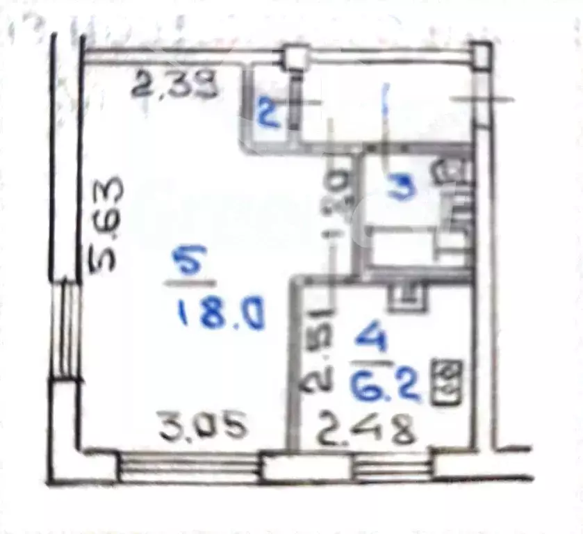 1-к кв. Иркутская область, Ангарск 82-й кв-л, 9 (30.6 м) - Фото 1