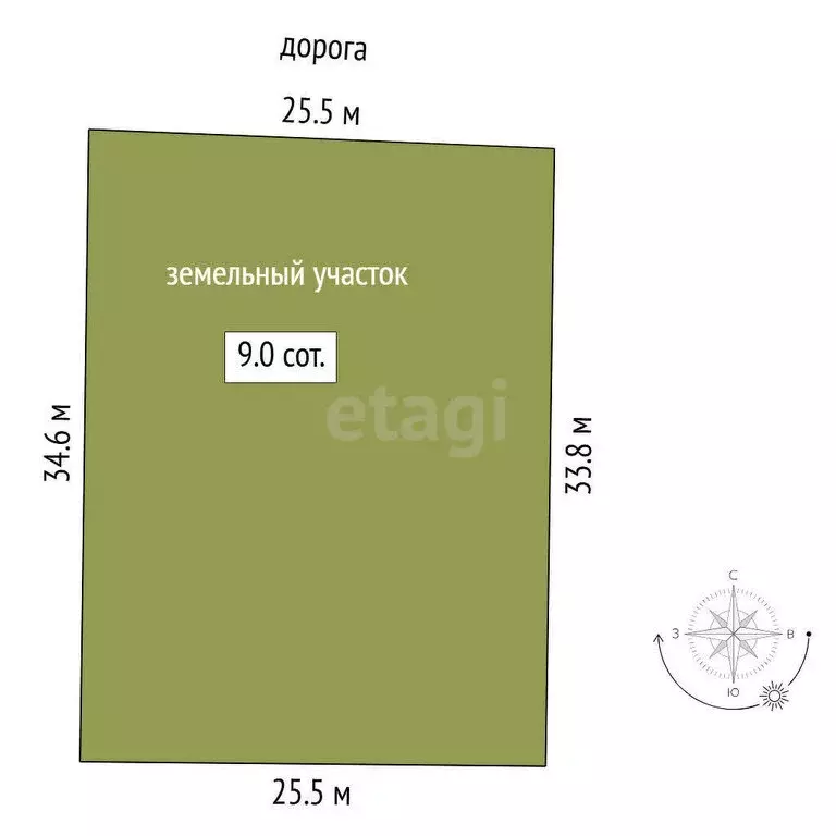 Участок в Нижнетавдинский район, СНТ Сочинские, 39-я линия (9 м) - Фото 0