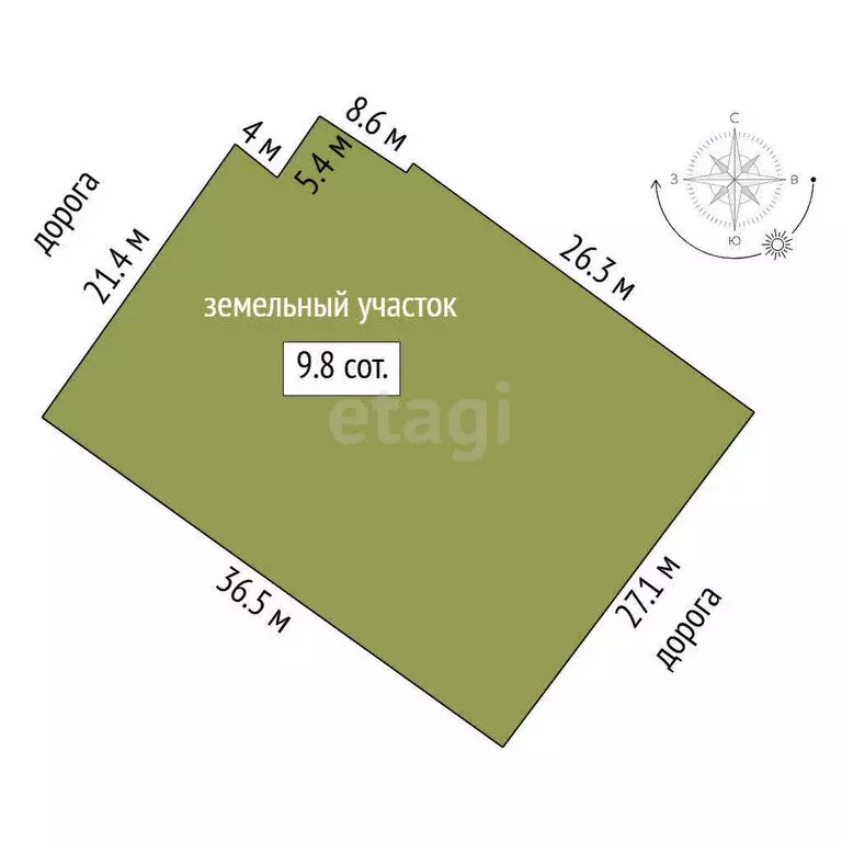 Дом в Горьковка, Новая улица (54.2 м) - Фото 1