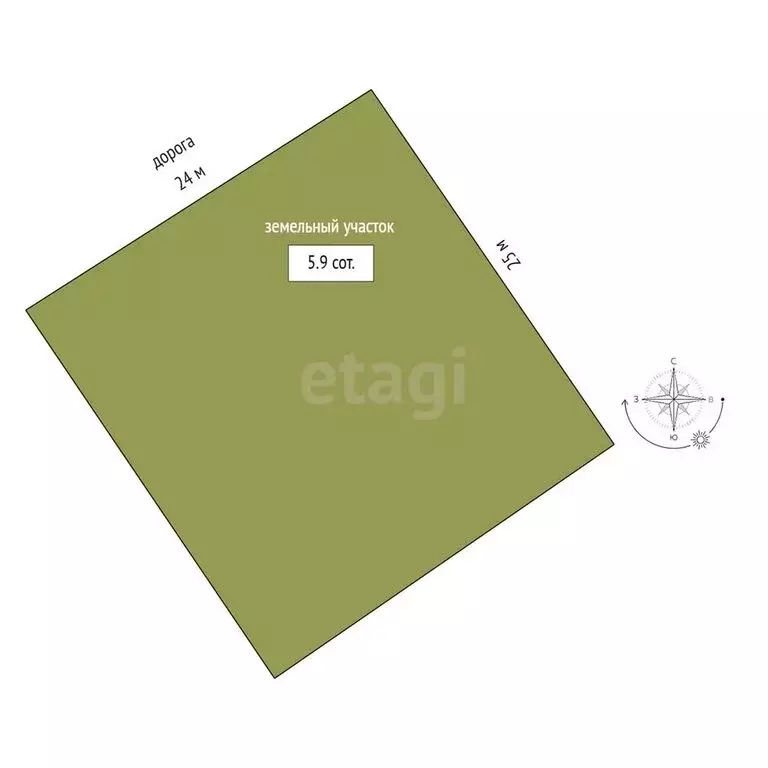 Участок в Буй, улица Олега Кошевого (6 м) - Фото 1