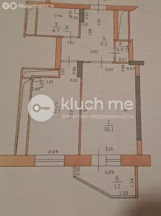 1-комнатная квартира: Казань, улица Баки Урманче, 10 (43 м) - Фото 1