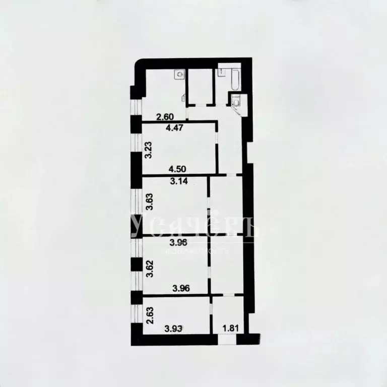 4-к кв. Москва Гоголевский бул., 23 (100.0 м) - Фото 2
