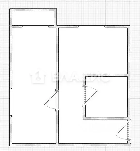 1-к кв. Пензенская область, Пенза просп. Строителей, 134 (32.0 м) - Фото 2