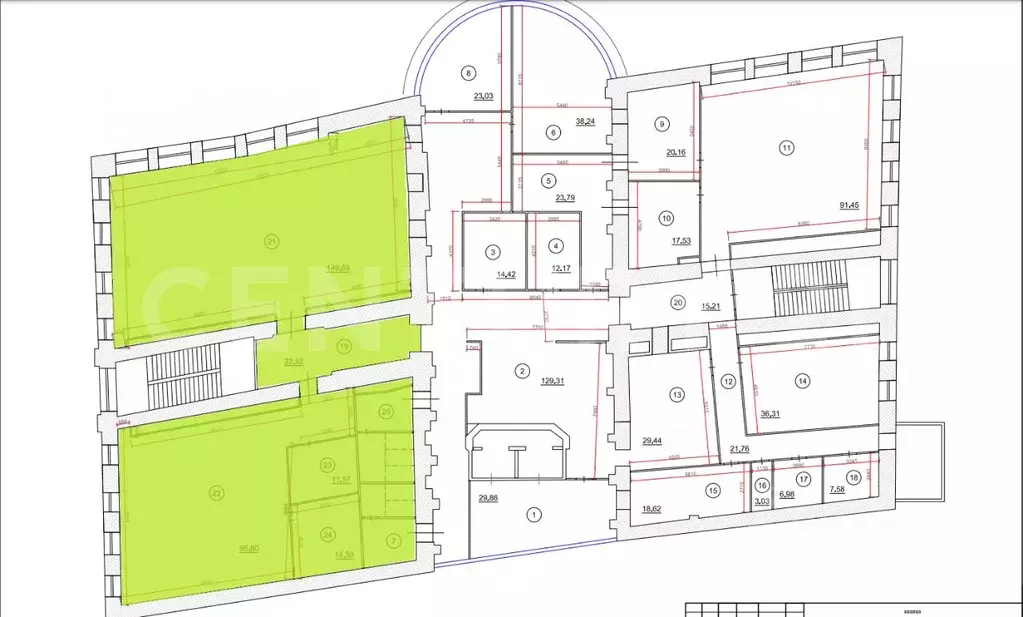 Офис в Москва Поварская ул., 10С1 (295 м) - Фото 2