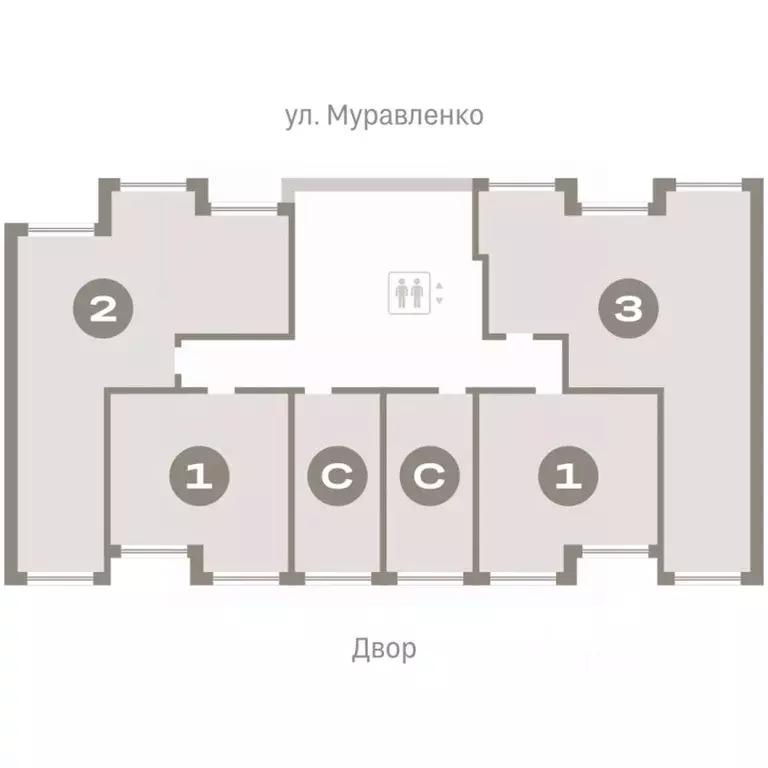 1-к кв. Тюменская область, Тюмень ул. Муравленко, 9к3 (43.76 м) - Фото 1