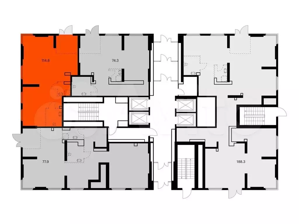 Продам помещение свободного назначения, 114.8 м - Фото 1