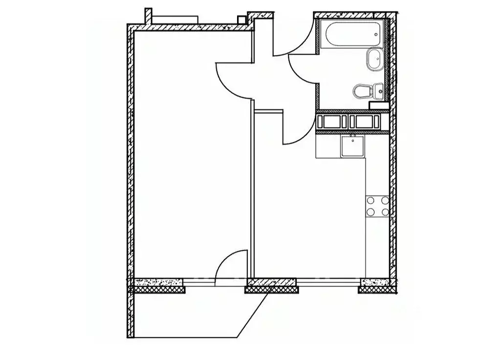 1-к кв. Ленинградская область, Ломоносовский район, Аннинское ... - Фото 2