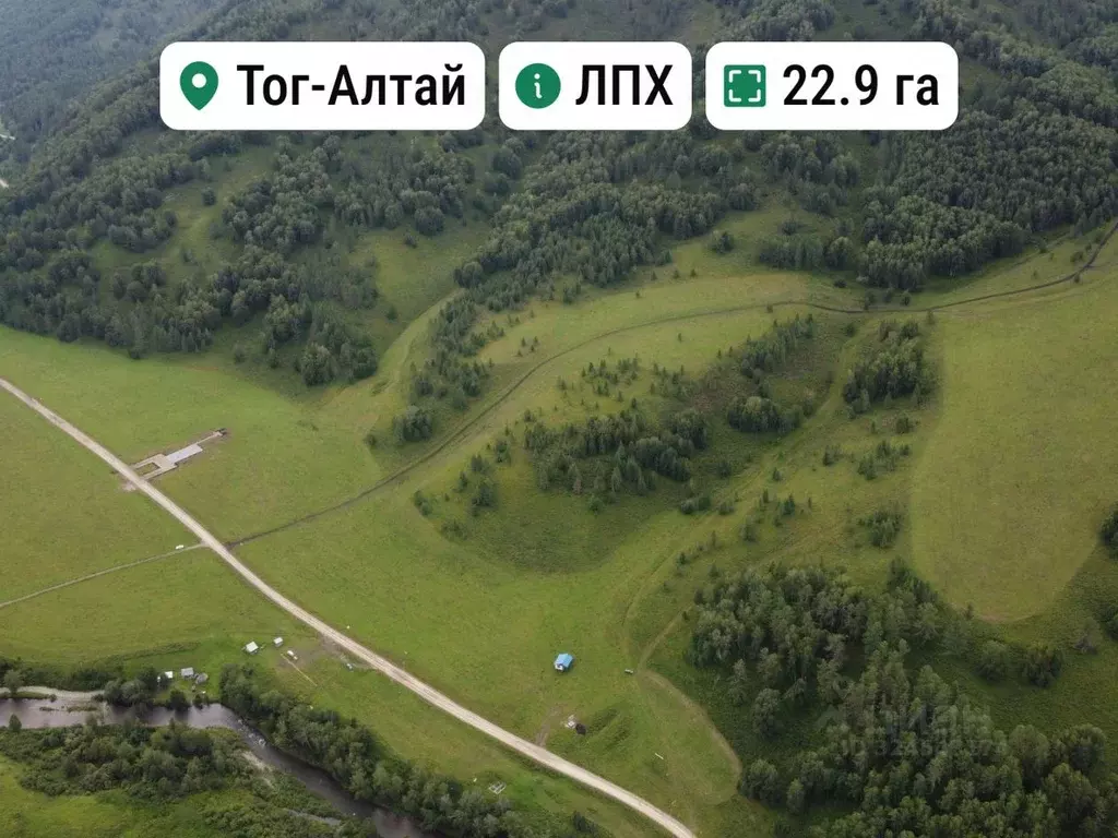 Участок в Алтай, Усть-Канский район, с. Черный Ануй  (22.9 сот.) - Фото 1