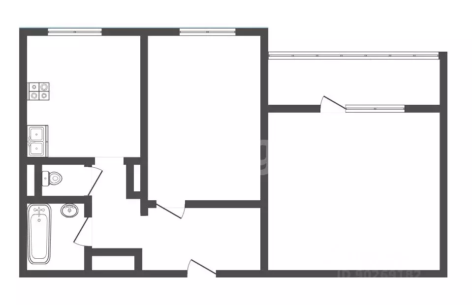 2-к кв. Кемеровская область, Киселевск ул. Мира, 48 (54.3 м) - Фото 2