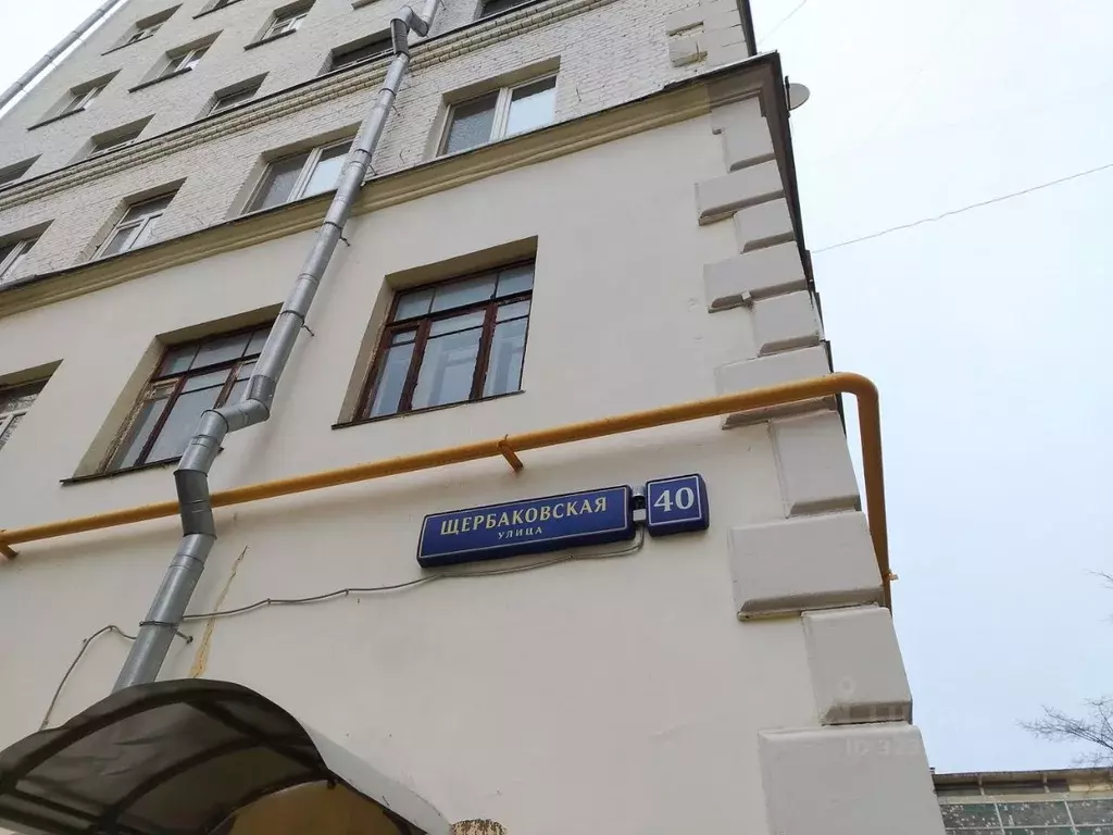 Свободной планировки кв. Москва Щербаковская ул., 40 (17.3 м) - Фото 2
