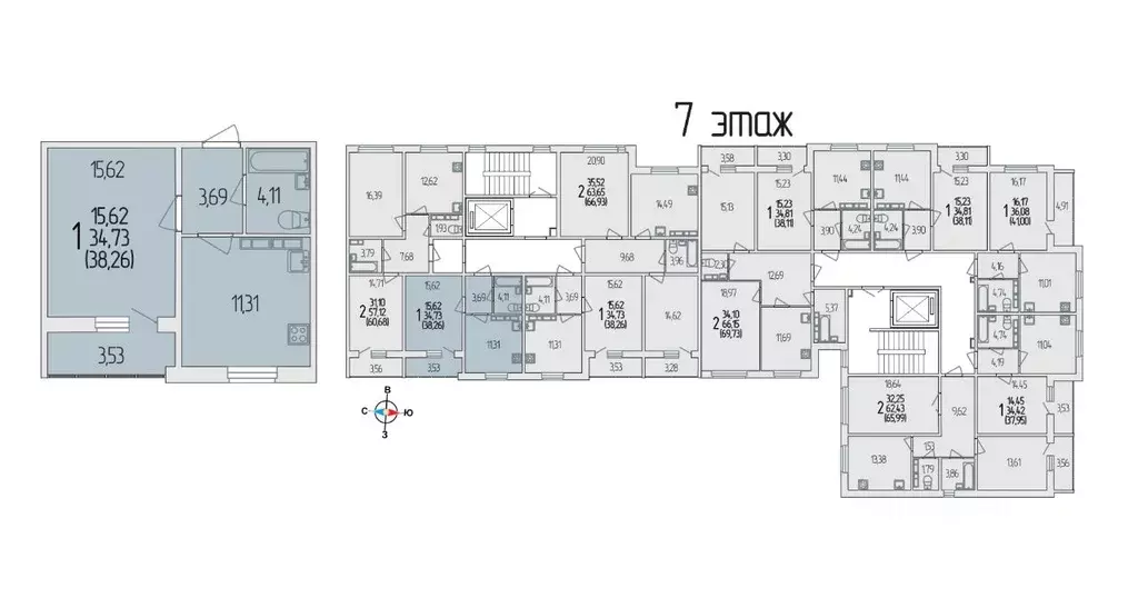 1-к кв. Белгородская область, Белгородский район, Разумное рп ул. ... - Фото 1